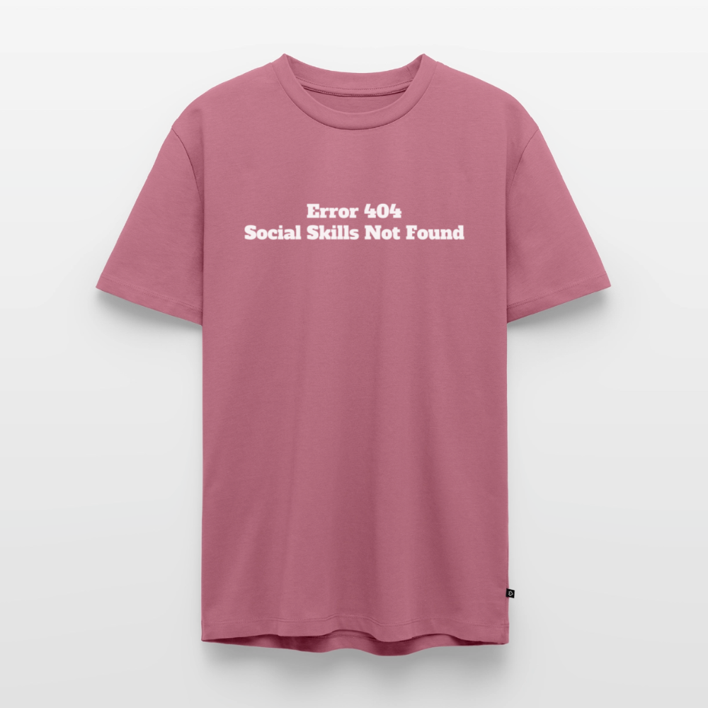Social skills not found! - Premium herre T-shirt - mauve
