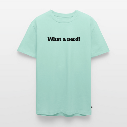 What a nerd! - Premium herre T-shirt - mint 
