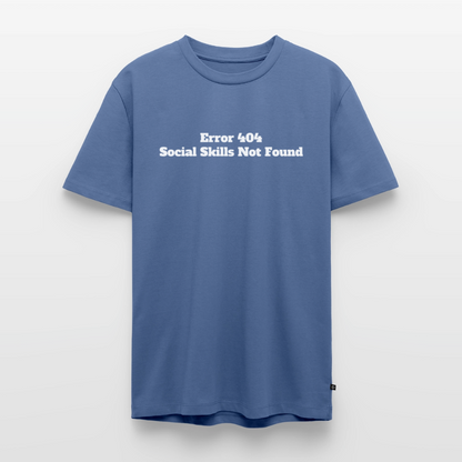 Social skills not found! - Premium herre T-shirt - dueblå