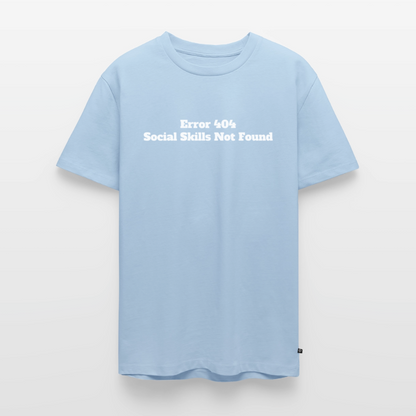 Social skills not found! - Premium herre T-shirt - lyseblå