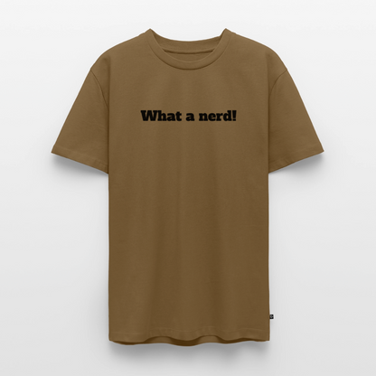 What a nerd! - Premium herre T-shirt - nutshell