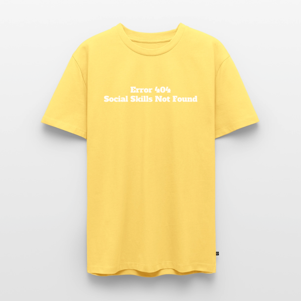 Social skills not found! - Premium herre T-shirt - lysegul