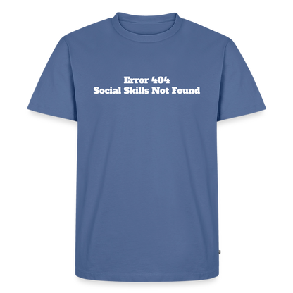 Social skills not found! - Premium herre T-shirt - dueblå