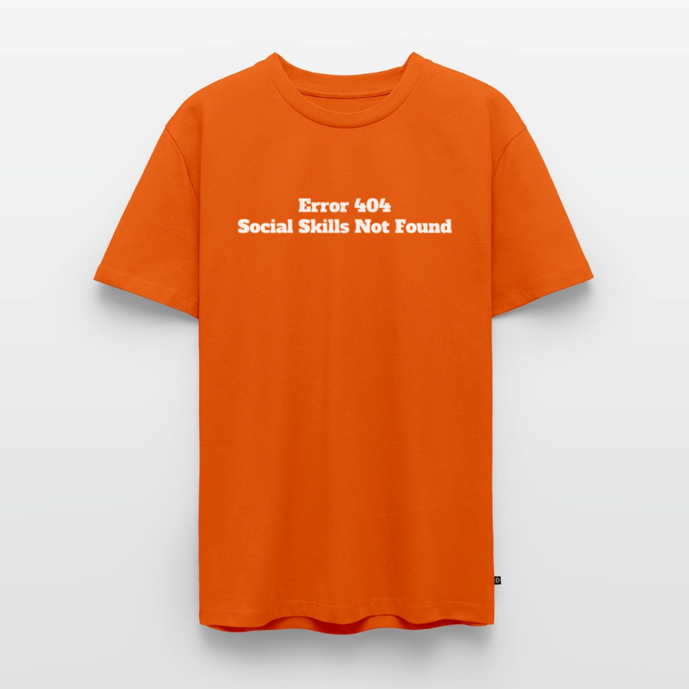 Social skills not found! - Premium herre T-shirt - orange 