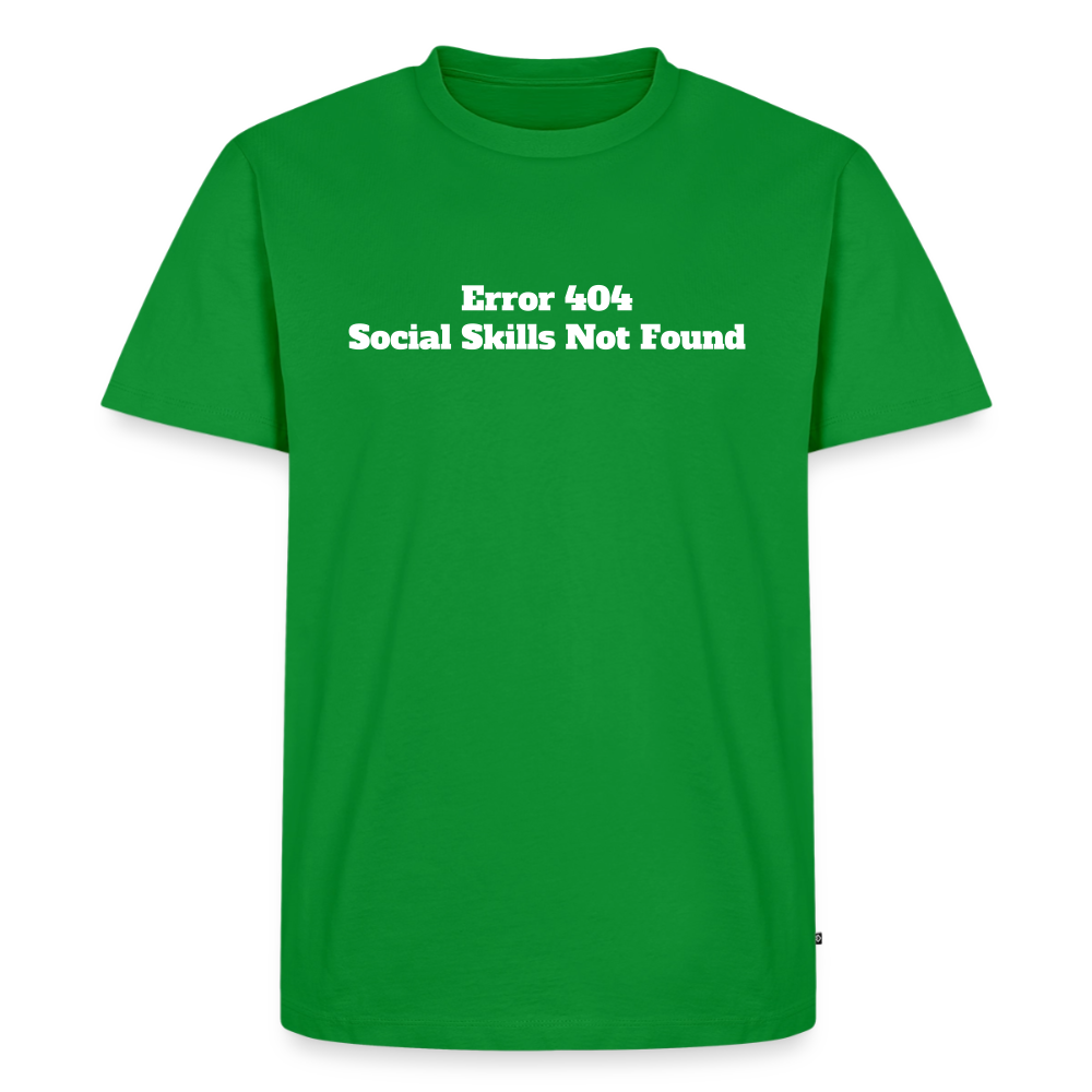 Social skills not found! - Premium herre T-shirt - grøn