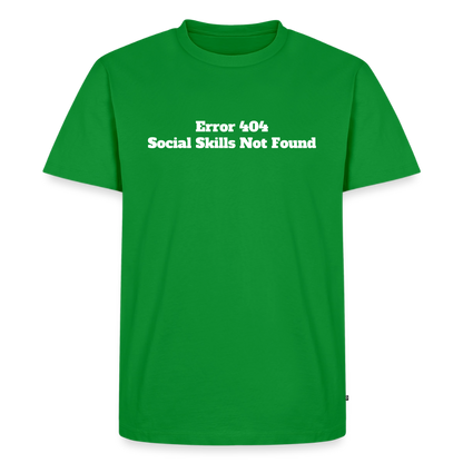 Social skills not found! - Premium herre T-shirt - grøn