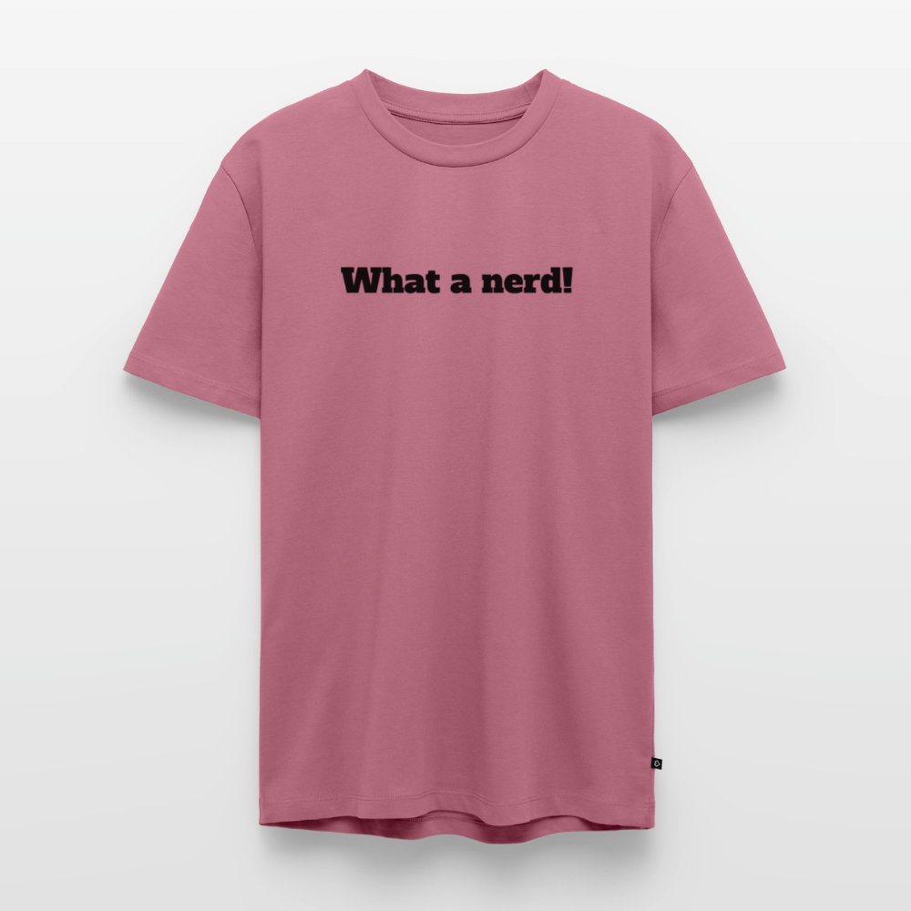 What a nerd! - Premium herre T-shirt - mauve