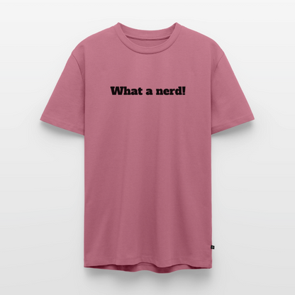 What a nerd! - Premium herre T-shirt - mauve