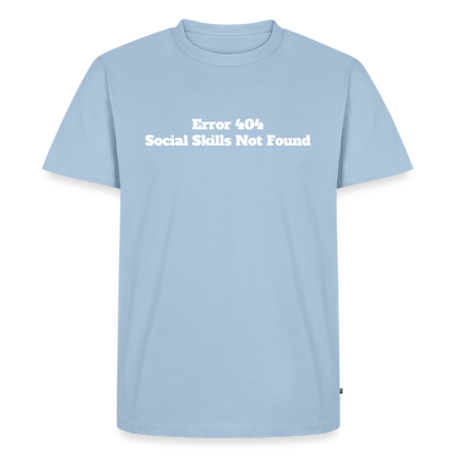 Social skills not found! - Premium herre T-shirt - lyseblå