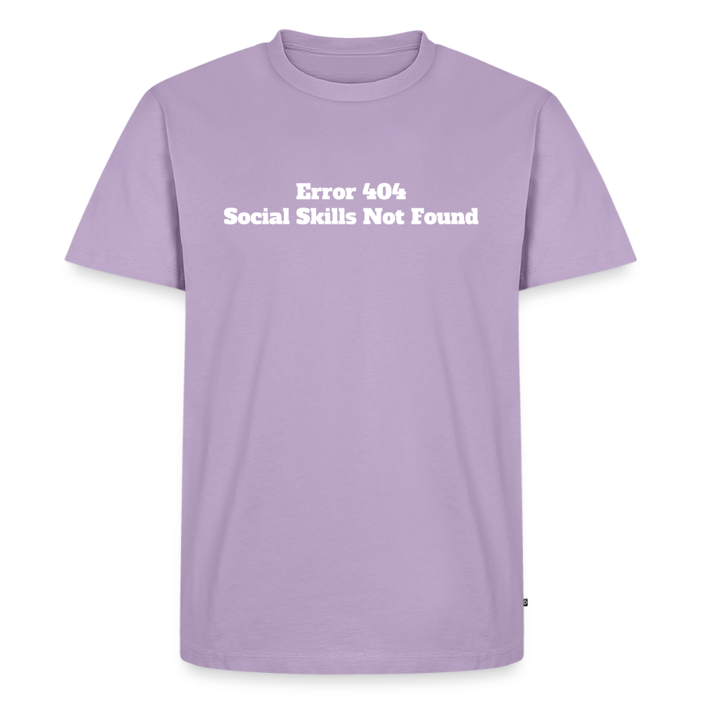 Social skills not found! - Premium herre T-shirt - lavendel
