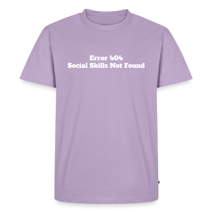 Social skills not found! - Premium herre T-shirt - lavendel