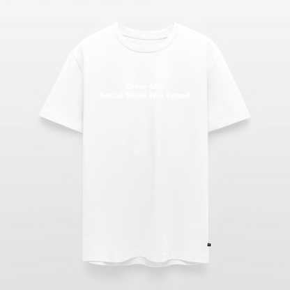 Social skills not found! - Premium herre T-shirt - hvid