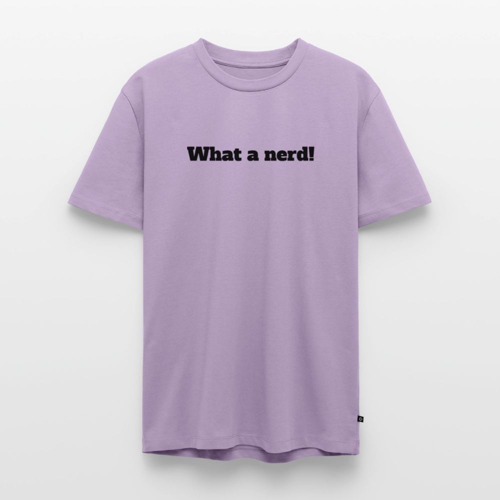 What a nerd! - Premium herre T-shirt - lavender