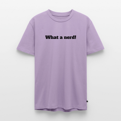 What a nerd! - Premium herre T-shirt - lavender