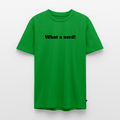 What a nerd! - Premium herre T-shirt - green