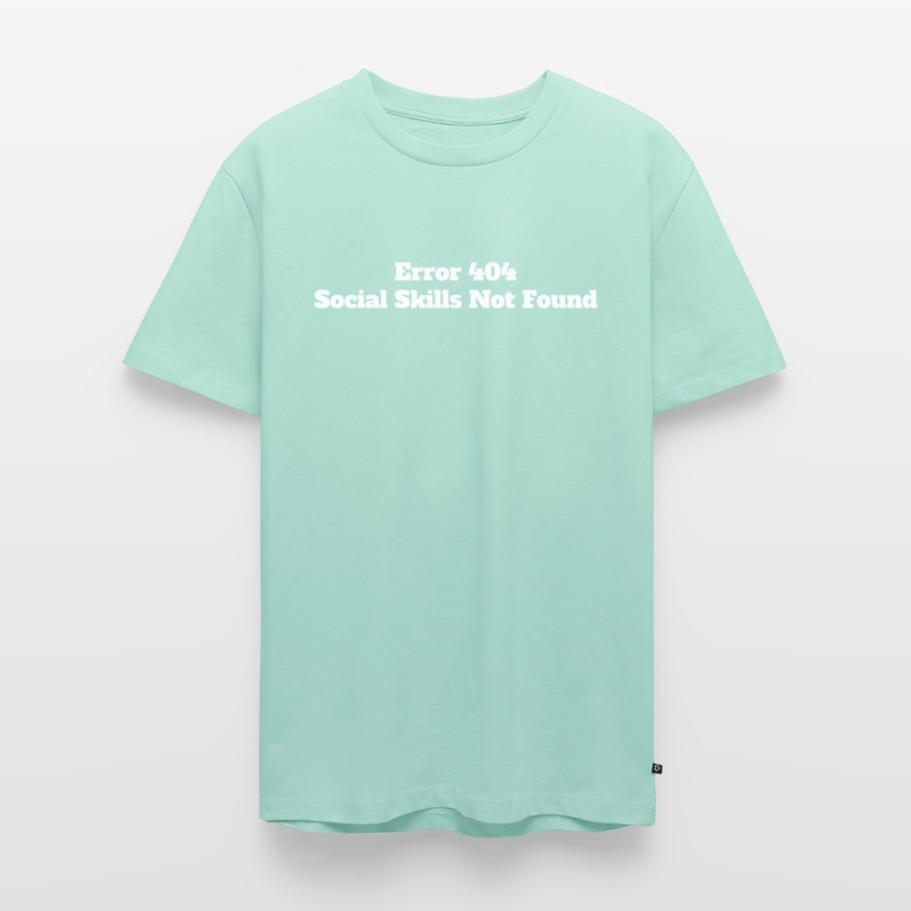 Social skills not found! - Premium herre T-shirt - mint 