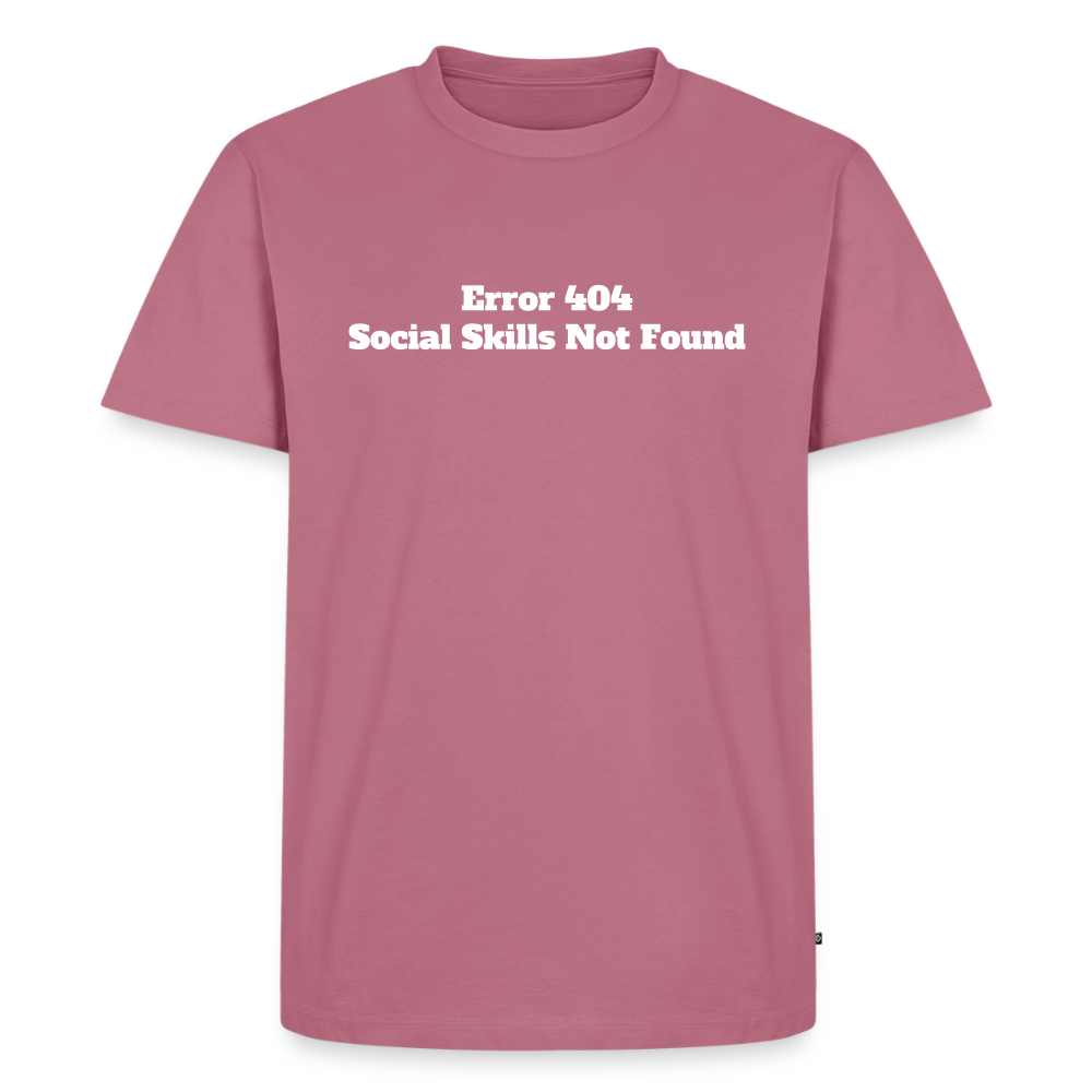 Social skills not found! - Premium herre T-shirt - mauve