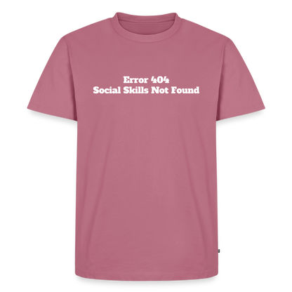 Social skills not found! - Premium herre T-shirt - mauve