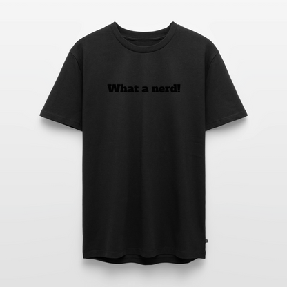 What a nerd! - Premium herre T-shirt - black