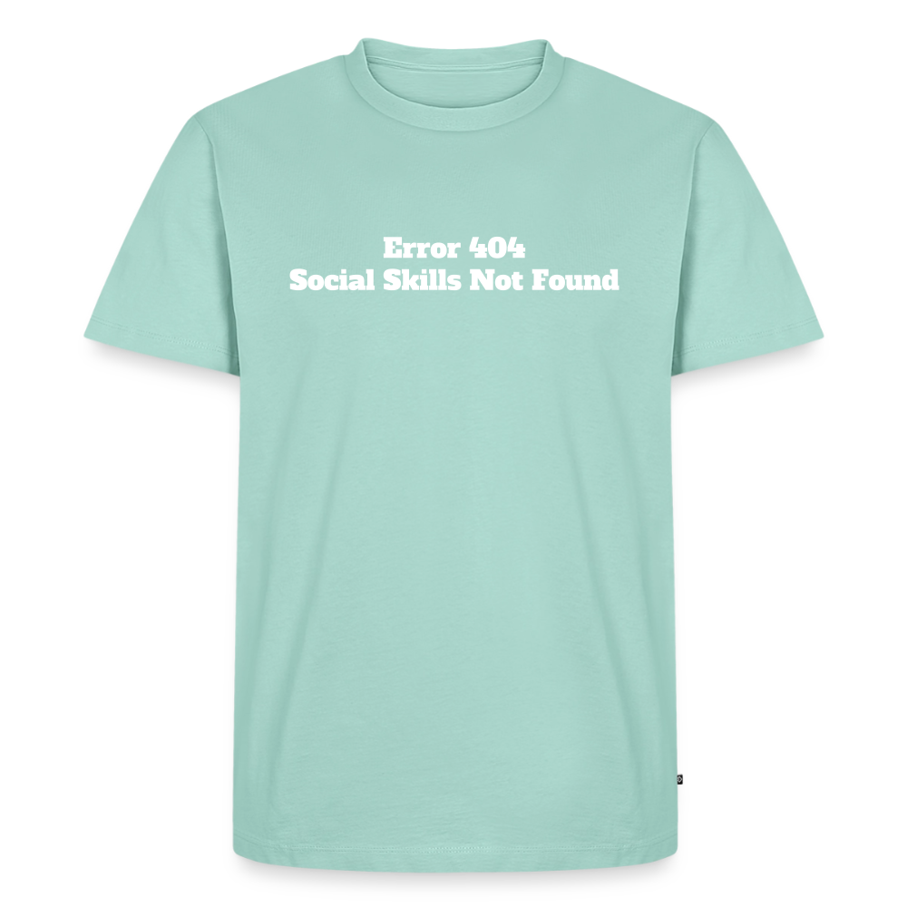 Social skills not found! - Premium herre T-shirt - mint 
