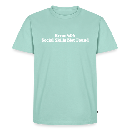 Social skills not found! - Premium herre T-shirt - mint 