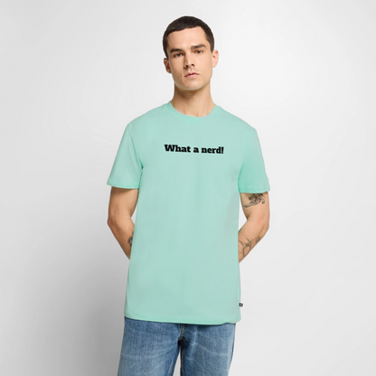 What a nerd! - Premium herre T-shirt - mint 
