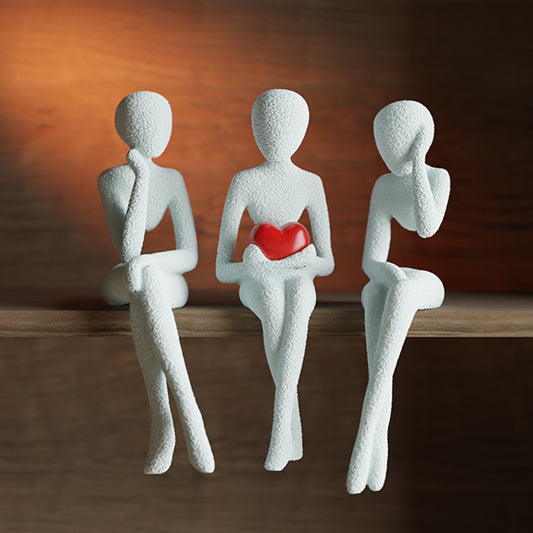 NObody – Følelsernes Trio – 3D-printede skulpturer